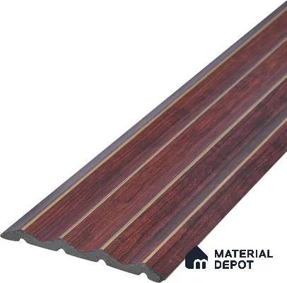 Wooden Look PN 07707 9.1 ft x 4.9 inch Charcoal Panel - 12 mm | Suitable for Living Room, Bedroom & TV Cabinet | Width is Subjected to 5% Variation