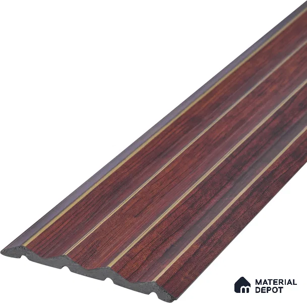 Wooden Look PN 07707 9.1 ft x 4.9 inch Charcoal Panel - 12 mm | Suitable for Living Room, Bedroom & TV Cabinet | Width is Subjected to 5% Variation