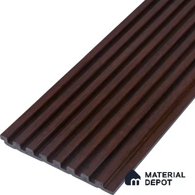 Wooden Look PN 07713 9.1 ft x 4.9 inch Charcoal Panel - 12 mm | Suitable for Living Room, Bedroom & TV Cabinet | Width is Subjected to 5% Variation
