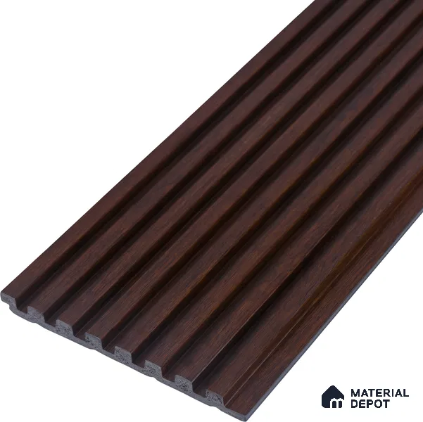 Wooden Look PN 07713 9.1 ft x 4.9 inch Charcoal Panel - 12 mm | Suitable for Living Room, Bedroom & TV Cabinet | Width is Subjected to 5% Variation