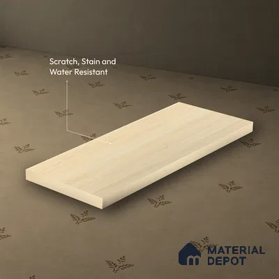 Wooden Look LM 14834 Negal Ashwood 8 ft x 4 ft Texture Finish Decorative Laminate - 1 mm | Suitable for TV Unit, Wardrobe, Kitchen Cabinets
