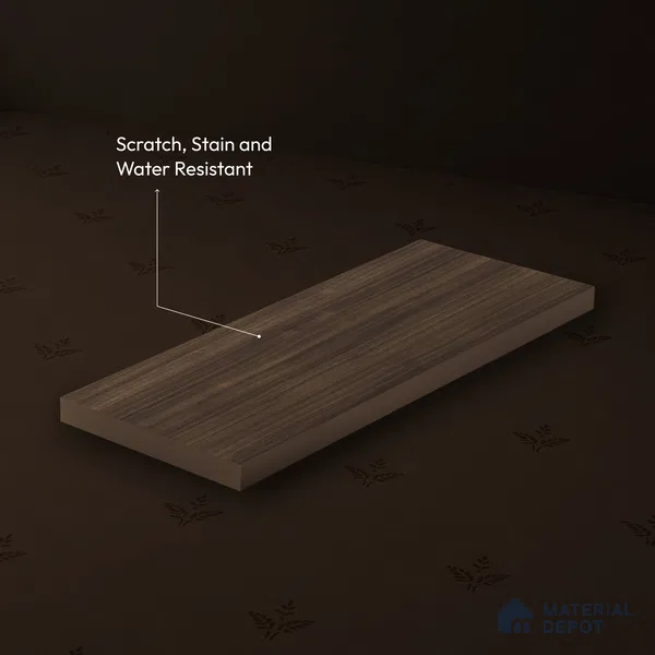 Wooden look LM 23963 Black Pine 8 ft x 4 ft Texture Finish Decorative Laminate - 1 mm | Suitable for Living room,TV Unit, Highlighter Wall, Wardrobe, Feature Wall