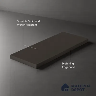 Grey Abstract look Ferrero 1E242 HCO Graphite Grey 8 ft x 4 ft Honey Comb Finish Decorative Laminate - 1 mm | Matching Prism Edgeband Code - (10107)