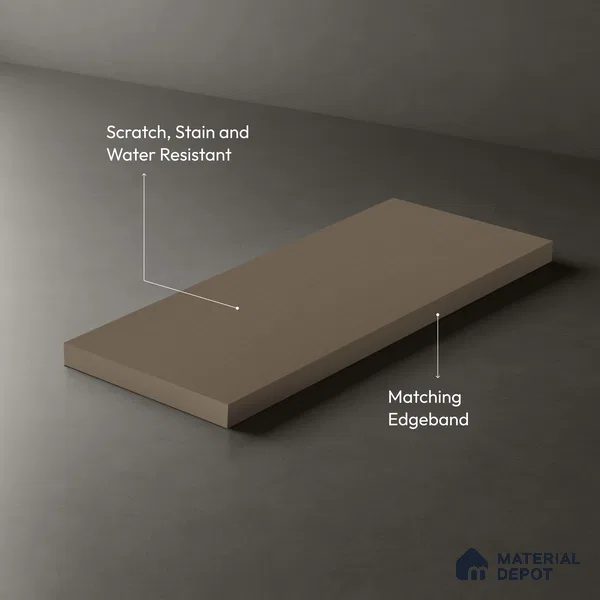 Dusty Petal Patterned Look WP 43 512 8 ft x 4 ft Texture Finish Decorative Laminate - 1 mm | Suitable for Bedroom, TV Unit, Wardrobe