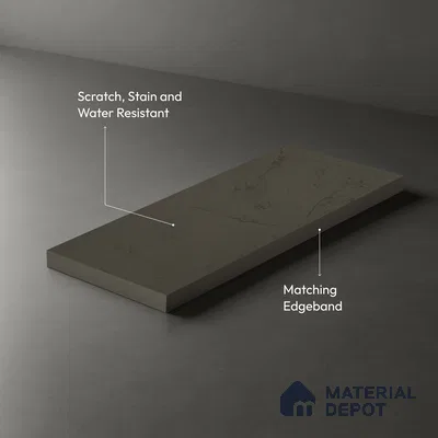 Stone Look  Storm Grey WP 7 907 8 ft x 4 ft Texture Finish Decorative Laminate - 1 mm | Suitable for TV Unit, Wardrobe, Kitchen Cabinets