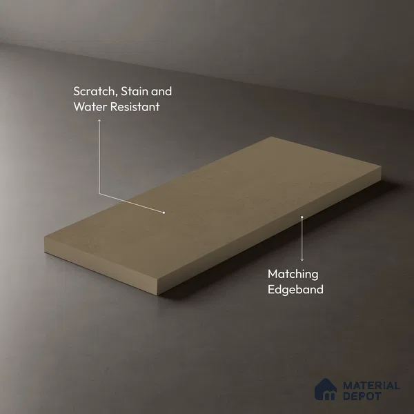 Stone Look WP 6 911 8 ft x 4 ft Texture Finish Decorative Laminate - 1 mm | Suitable for TV Unit, Wardrobe, Kitchen Cabinets
