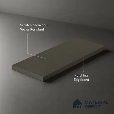 Stone Look Storm Grey WP 6 907 8 ft x 4 ft Texture Finish Decorative Laminate - 1 mm | Suitable for TV Unit, Wardrobe, Kitchen Cabinets