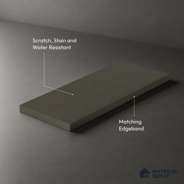 Stone Look Storm Grey WP 6 907 8 ft x 4 ft Texture Finish Decorative Laminate - 1 mm | Suitable for TV Unit, Wardrobe, Kitchen Cabinets