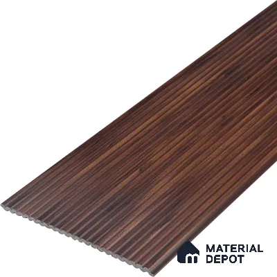 Wooden Look PN 00533 8 ft x 6.2 inch Charcoal Panel - 6 mm | Suitable for Feature Wall, TV Unit & Living Room | Width is Subjected to 5% Variation