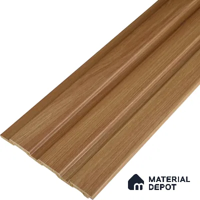 Wooden Look PN 06152 9.5 ft x 4.6 inch Charcoal Panel - 8 mm | Suitable for Feature Wall, TV Unit & Living Room | Width is Subjected to 5% Variation