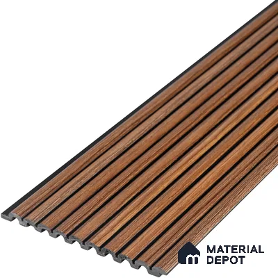Wooden Look PN 06821 9.2 ft x 6 inch Charcoal Panel - 10 mm | Suitable for Living Room, Bedroom & TV Cabinet | Width is Subjected to 5% Variation