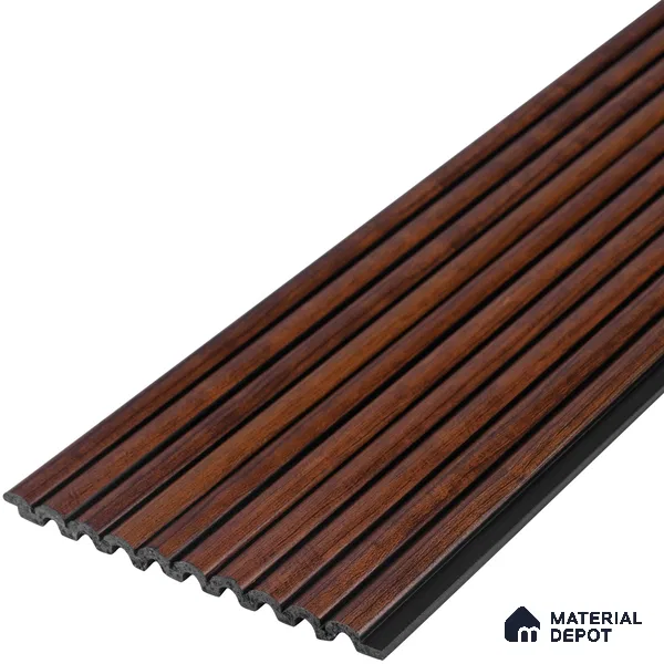 Wooden Look PN 06822 9.2 ft x 6 inch Charcoal Panel - 10 mm | Suitable for Living Room, Bedroom & TV Cabinet | Width is Subjected to 5% Variation