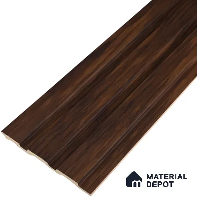 Wooden Look PN 07059 9.5 ft x 4.6 inch Charcoal Panel - 8 mm | Suitable for Feature Wall, TV Unit & Living Room | Width is Subjected to 5% Variation