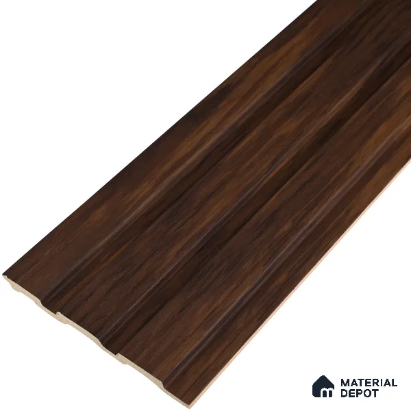 Wooden Look PN 07059 9.5 ft x 4.6 inch Charcoal Panel - 8 mm | Suitable for Feature Wall, TV Unit & Living Room | Width is Subjected to 5% Variation