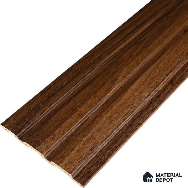 Wooden Look PN 07060 9.5 ft x 4.6 inch Charcoal Panel - 8 mm | Suitable for Feature Wall, TV Unit & Living Room | Width is Subjected to 5% Variation