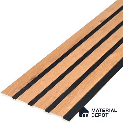 Brown Wooden Look Charcoal Louver/Panel 9.5 ft x 6 inch - 6 mm | Ideal for Feature Wall, Living Room, Bedroom, Home, TV Unit | PN 07127