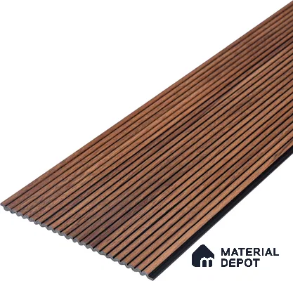 Wooden Look PN 07133 9.5 ft x 6 inch Charcoal Panel - 6 mm | Suitable for Feature Wall, TV Unit & Living Room | Width is Subjected to 5% Variation