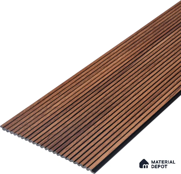 Wooden Look PN 07133 9.5 ft x 6 inch Charcoal Panel - 6 mm | Suitable for Feature Wall, TV Unit & Living Room | Width is Subjected to 5% Variation
