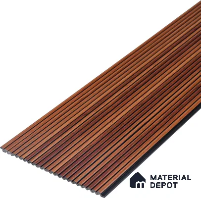 Wooden Look PN 07134 9.5 ft x 6 inch Charcoal Panel - 6 mm | Suitable for Feature Wall, TV Unit & Living Room | Width is Subjected to 5% Variation