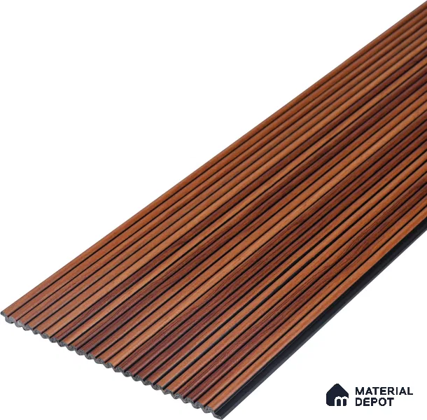 Wooden Look PN 07134 9.5 ft x 6 inch Charcoal Panel - 6 mm | Suitable for Feature Wall, TV Unit & Living Room | Width is Subjected to 5% Variation