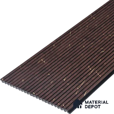 Wooden Look PN 07135 9.5 ft x 6 inch Charcoal Panel - 6 mm | Suitable for Feature Wall, TV Unit & Living Room | Width is Subjected to 5% Variation