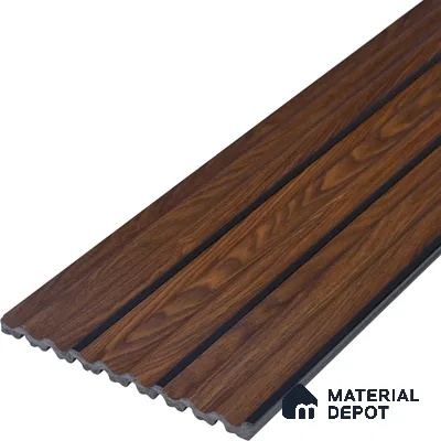 Wooden Look PN 07139 9.5 ft x 6 inch Charcoal Panel - 6 mm | Suitable for Feature Wall, TV Unit & Living Room | Width is Subjected to 5% Variation