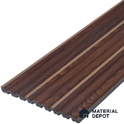Wooden Look PN 07144 9.5 ft x 6 inch Charcoal Panel - 6 mm | Suitable for Feature Wall, TV Unit & Living Room | Width is Subjected to 5% Variation