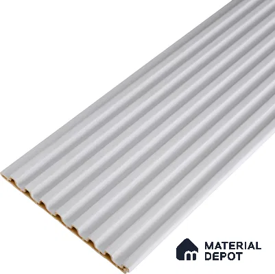Dove Grey Plain Colour Look PN 07162 9.5 ft x 4.7 inch Charcoal Panel - 11 mm | Suitable for Feature Wall, TV Unit & Living Room | Width is Subjected to 5% Variation