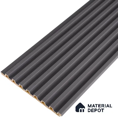 Cappucino Brown Plain Colour Look PN 07164 9.5 ft x 4.7 inch Charcoal Panel - 11 mm | Suitable for Feature Wall, TV Unit & Living Room | Width is Subjected to 5% Variation