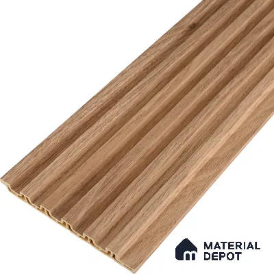 Wooden Look PN 07165 9.5 ft x 4.7 inch Charcoal Panel - 11 mm | Suitable for Feature Wall, TV Unit & Living Room | Width is Subjected to 5% Variation