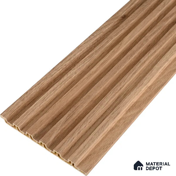 Wooden Look PN 07165 9.5 ft x 4.7 inch Charcoal Panel - 11 mm | Suitable for Feature Wall, TV Unit & Living Room | Width is Subjected to 5% Variation