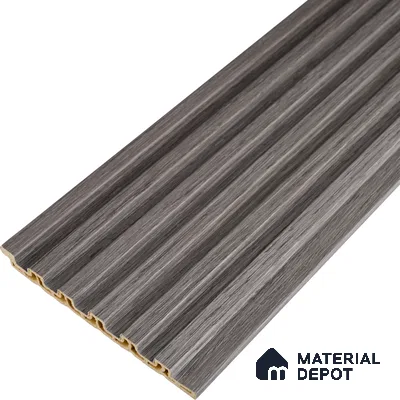 Wooden Look PN 07171 9.5 ft x 4.7 inch Charcoal Panel - 11 mm | Suitable for Feature Wall, TV Unit & Living Room | Width is Subjected to 5% Variation