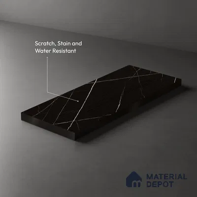 Marble Fluted LM 01849 8 ft x 4 ft Matte Finish Decorative Laminate - 1 mm | Suitable for TV Unit,Wardrobe, Kitchen Cabinets