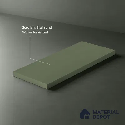 Sage Green Solid Colors Look LM 10851 8 ft x 4 ft Matte Finish Decorative Laminate - 1 mm | Suitable for Living Room, Kitchen, Office