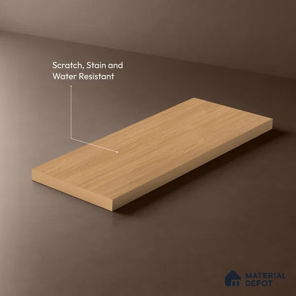 Wooden Look LM 10872 Catalonia Ruster 8 ft x 4 ft Texture Finish Decorative Laminate - 1 mm | Suitable for TV Unit, Wardrobe, Kitchen Cabinets