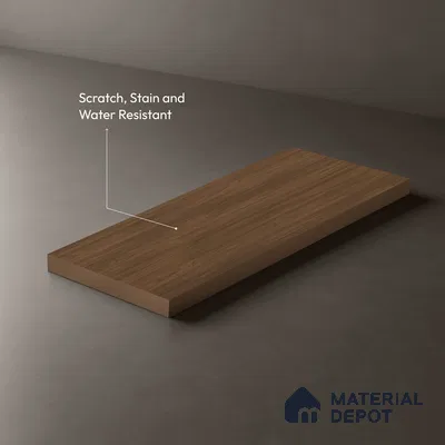 Wooden Look LM 10873 Catalonia Ruster Tan 8 ft x 4 ft Texture Finish Decorative Laminate - 1 mm | Suitable for TV Unit, Wardrobe, Kitchen Cabinets