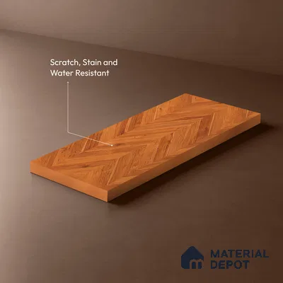 Wooden Look LM 10882 3D Square 8 ft x 4 ft Texture Finish Decorative Laminate - 1 mm | Suitable for TV Unit, Wardrobe, Kitchen Cabinets