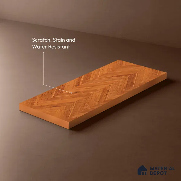 Wooden Look LM 10882 3D Square 8 ft x 4 ft Texture Finish Decorative Laminate - 1 mm | Suitable for TV Unit, Wardrobe, Kitchen Cabinets