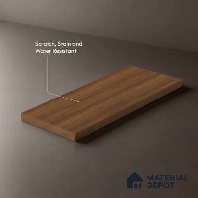 Wooden Look LM 10892 Scandic Wood 8 ft x 4 ft Texture Finish Decorative Laminate - 1 mm | Suitable for TV Unit, Wardrobe, Kitchen Cabinets