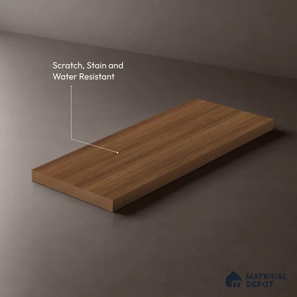 Wooden Look LM 10892 Scandic Wood 8 ft x 4 ft Texture Finish Decorative Laminate - 1 mm | Suitable for TV Unit, Wardrobe, Kitchen Cabinets