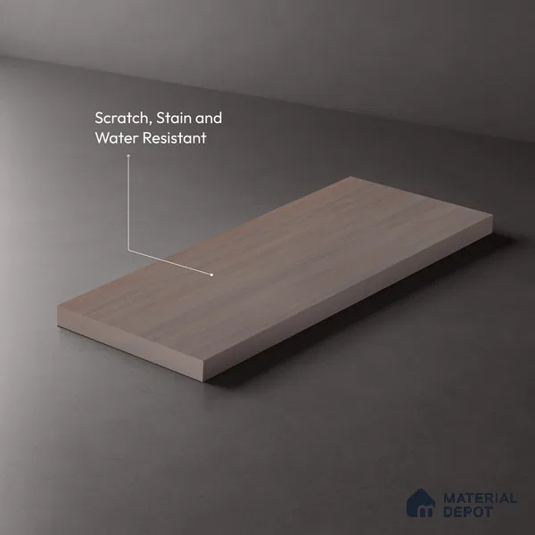 Wooden Look LM 10906 Rearwood Sand 8 ft x 4 ft Texture Finish Decorative Laminate - 1 mm | Suitable for TV Unit, Wardrobe, Kitchen Cabinets