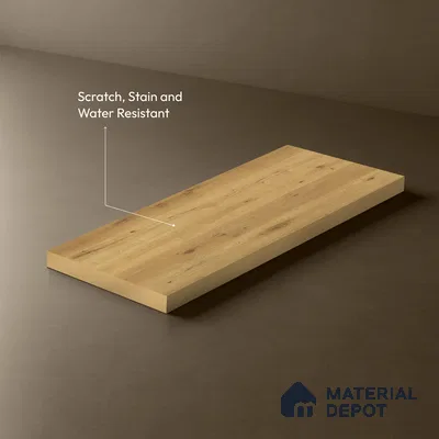 Wooden Look LM 10937 Natural Moden Oak 8 ft x 4 ft Texture Finish Decorative Laminate - 1 mm | Suitable for TV Unit, Wardrobe, Kitchen Cabinets