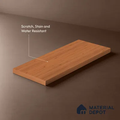 Wooden Look LM 10940 Compania Oak 8 ft x 4 ft Texture Finish Decorative Laminate - 1 mm | Suitable for TV Unit, Wardrobe, Kitchen Cabinets