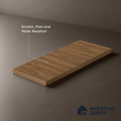 Wooden Look LM 10945 Natrual Delight 8 ft x 4 ft Texture Finish Decorative Laminate - 1 mm | Suitable for TV Unit, Wardrobe, Kitchen Cabinets
