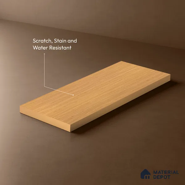 Wooden Look LM 10964 Embi Pine 8 ft x 4 ft Suede Finish Decorative Laminate - 1 mm | Suitable for TV Unit, Wardrobe, Kitchen Cabinets