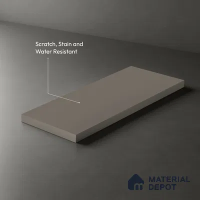 Ash Grey Solid Colors Look LM 10982 8 ft x 4 ft Suede Finish Decorative Laminate - 1 mm | Suitable for Living Room, Kitchen, Office