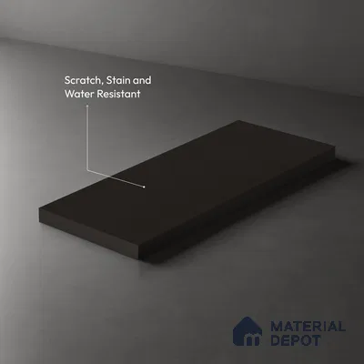 Grey Solid Colors Look LM 10985 8 ft x 4 ft Suede Finish Decorative Laminate - 1 mm | Suitable for Living Room, Kitchen, Office