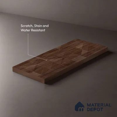 Wooden Look LM 20186 8 ft x 4 ft Texture Finish Decorative Laminate - 1 mm | Suitable for TV Unit, Wardrobe, Kitchen Cabinets