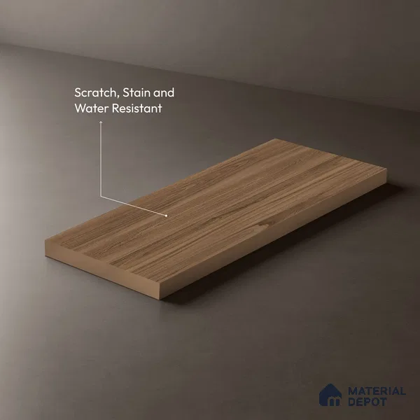 Wooden Look LM 20250 8 ft x 4 ft Suede Finish Decorative Laminate - 1 mm | Suitable for TV Unit, Wardrobe, Kitchen Cabinets