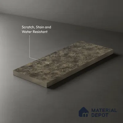 Brown Marble Look LM 20267 8 ft x 4 ft Texture Finish Decorative Laminate - 1 mm | Suitable for TV Unit, Wardrobe, Kitchen Cabinets